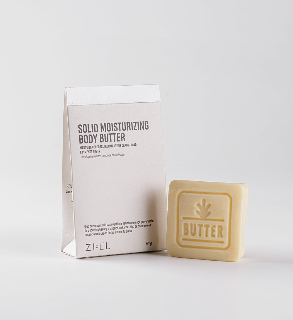 Manteiga corporal hidratante de Capim-limão e Pimenta Preta 50g