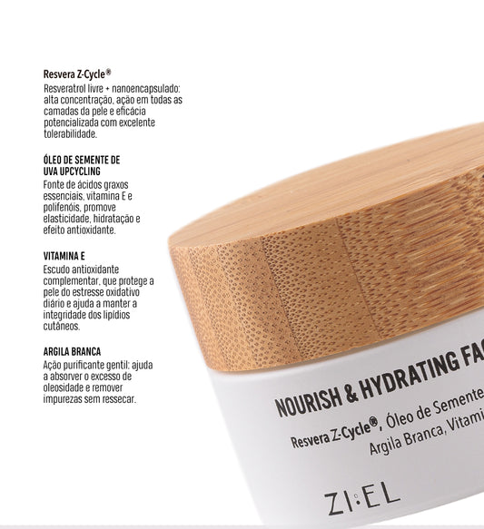 Máscara Facial Hidratante e Nutritiva 25g