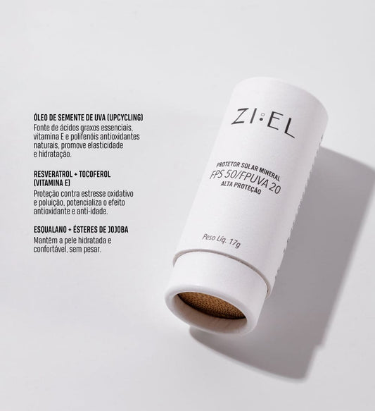 Protetor Solar Mineral Incolor FPS50 17g