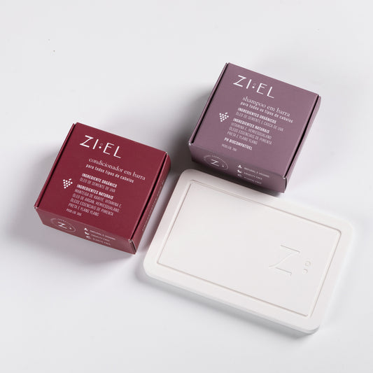 Kit shampoo e condicionador: Linha uva com Base