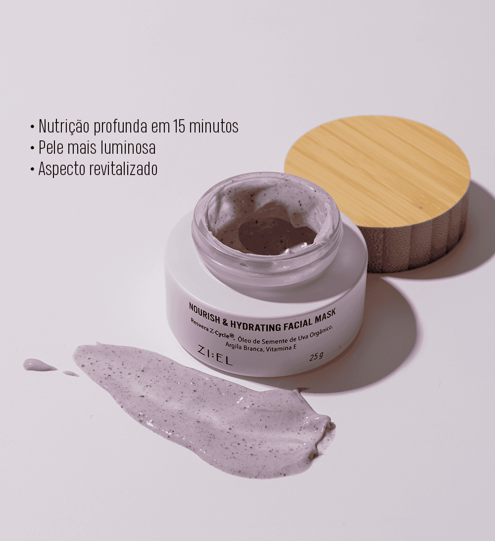 Máscara Facial Hidratante e Nutritiva 25g
