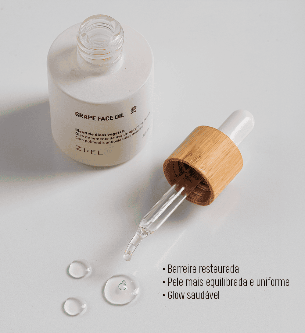 Óleo facial de uva 30ml - Grape Face Oil
