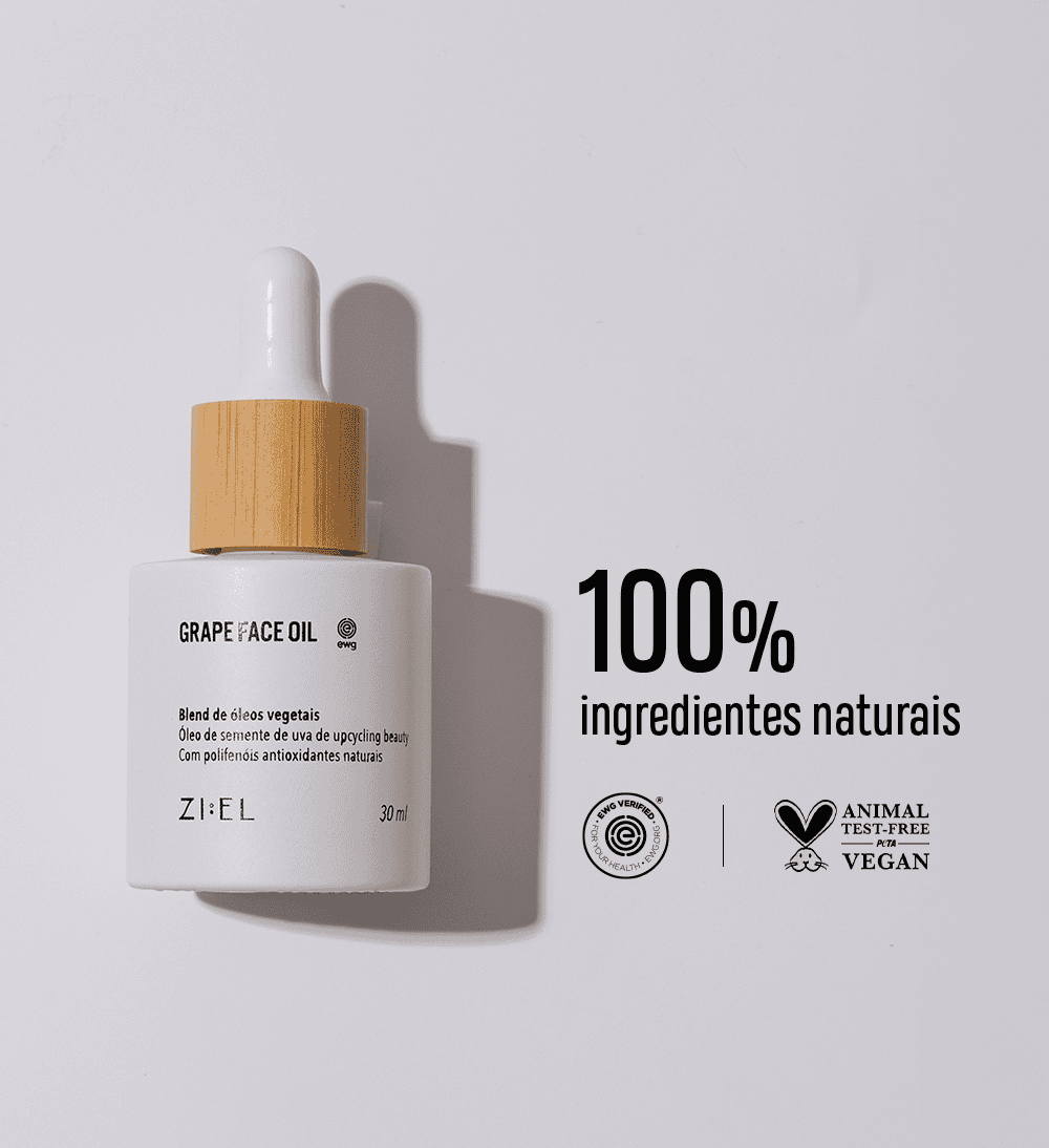 Óleo facial de uva 30ml - Grape Face Oil
