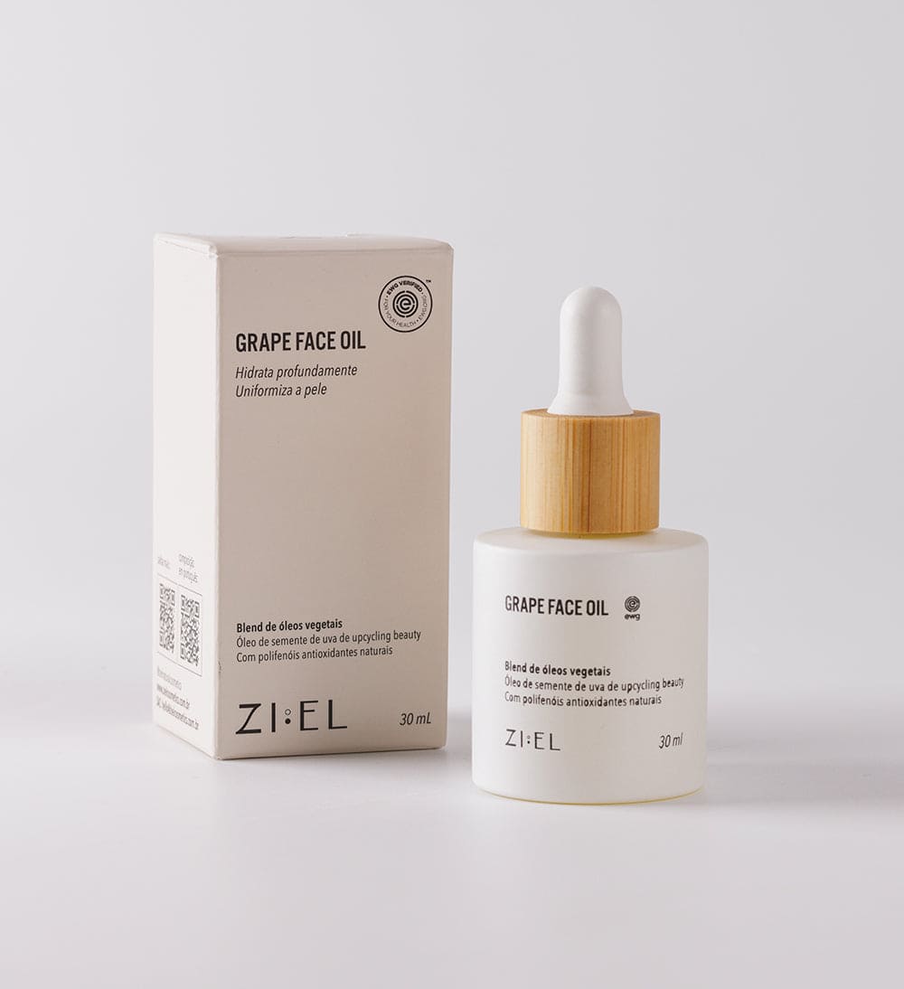 Óleo facial de uva: grape face oil | Ziel Cosmetics