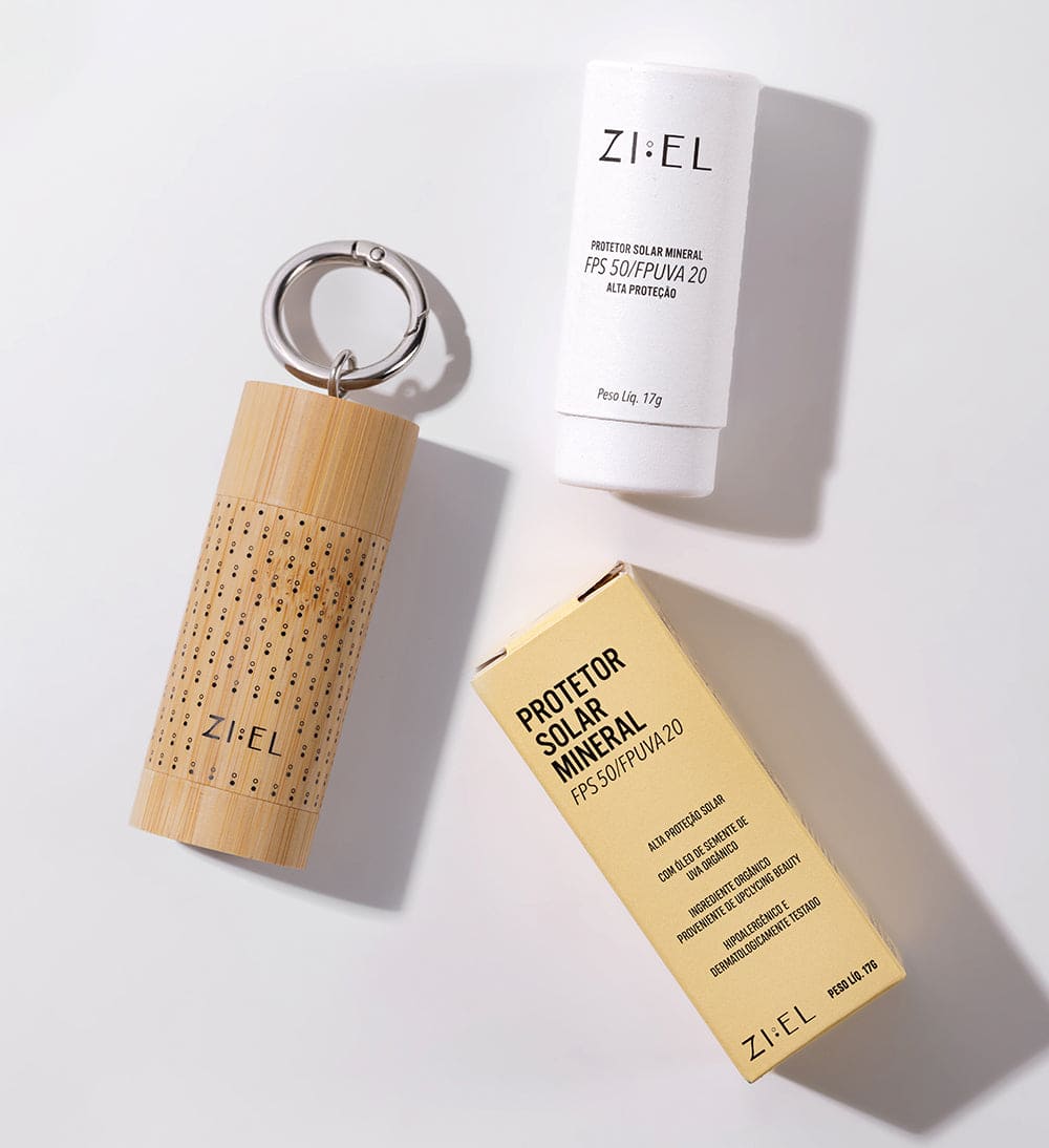 Combo Protetor Solar mais Case Bambu