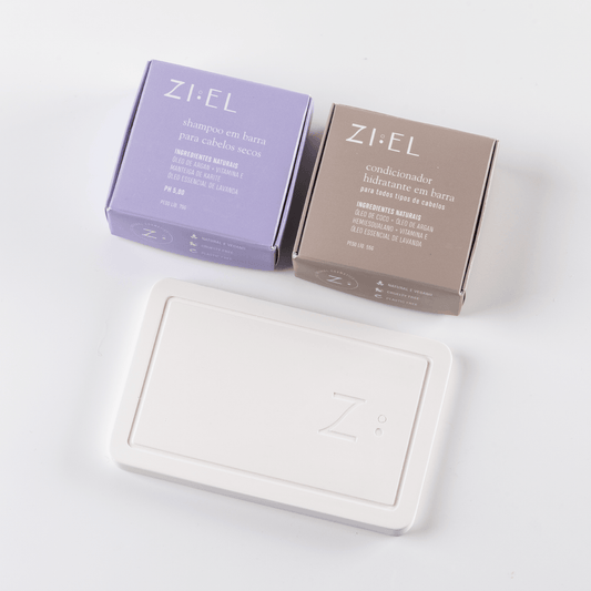 Kit shampoo e condicionador: Nutrição extra com e Base - Ziel Natural Cosmetics